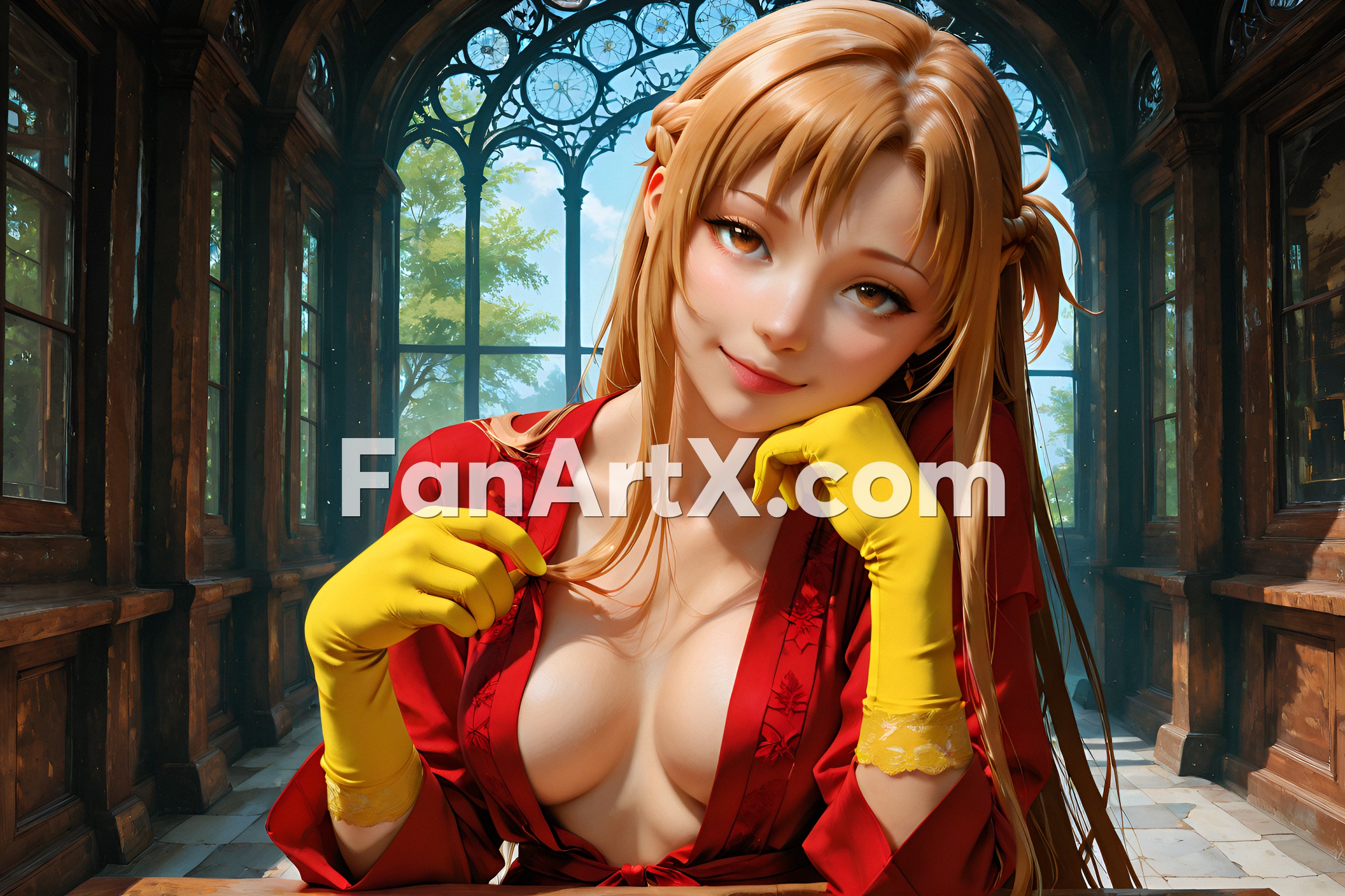 Sao Asuna Yuuki Fanart - Sword Art Online character 1351834